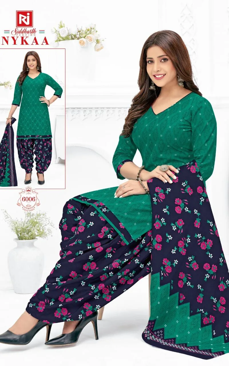 Nykaa Vol 6 Siddharth Wholesale Cotton Dress Material