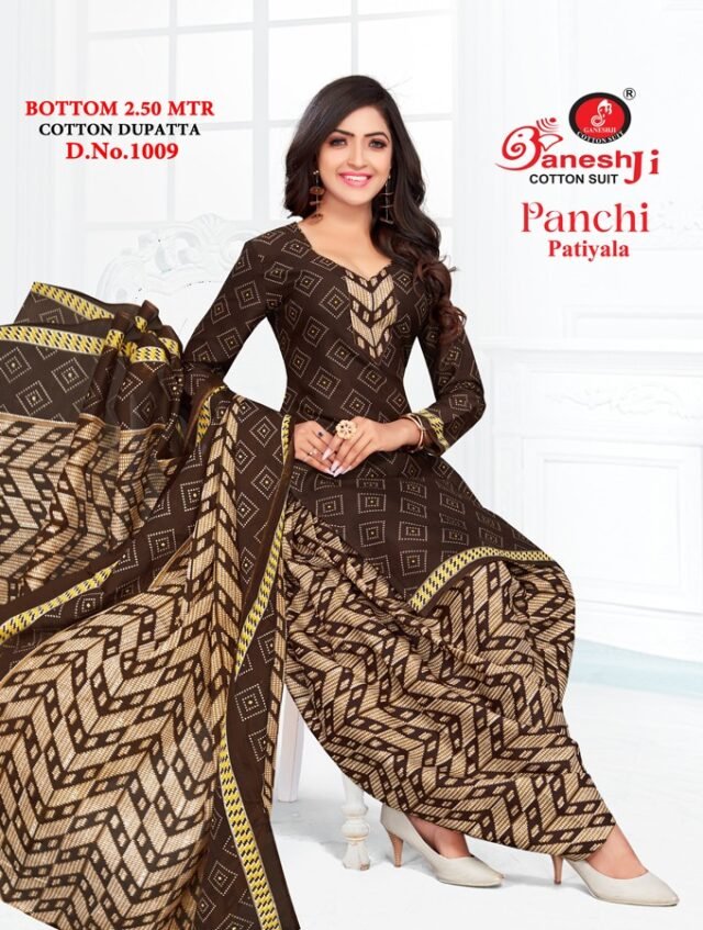 Panchi Vol 1 Ganeshji Wholesale Cotton Dress Material