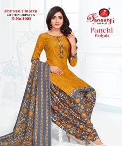 Panchi Vol 1 Ganeshji Wholesale Cotton Dress Material