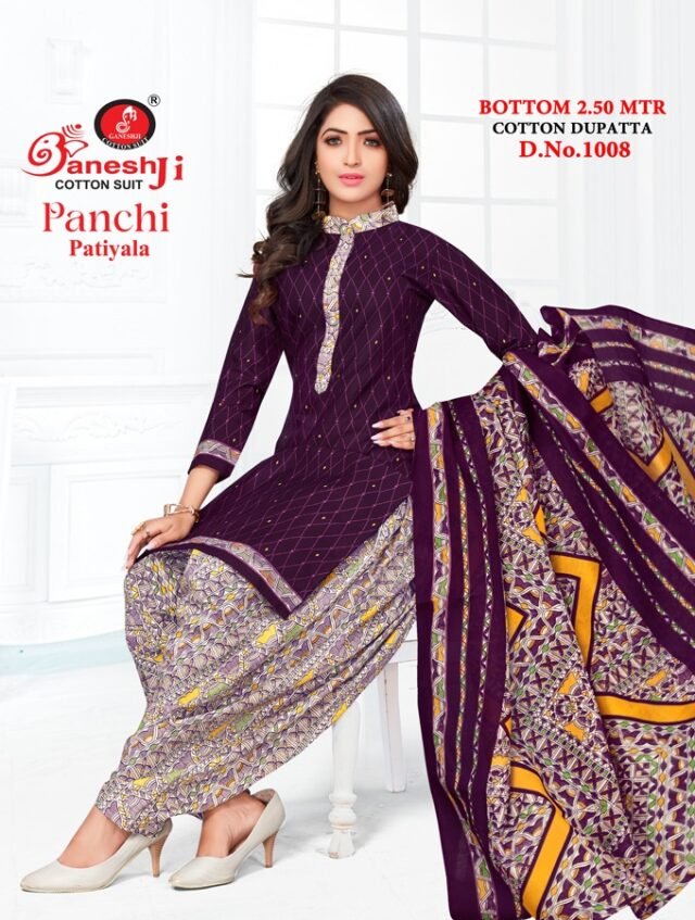Panchi Vol 1 Ganeshji Wholesale Cotton Dress Material