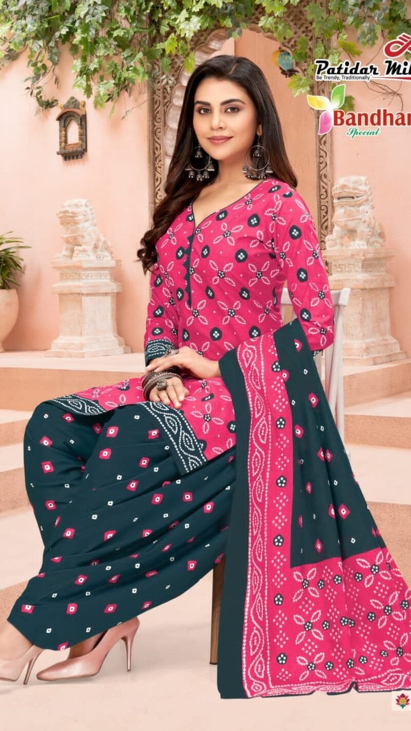 Patidar Bandhani Special Vol 32 Wholesale Cotton Dress Material