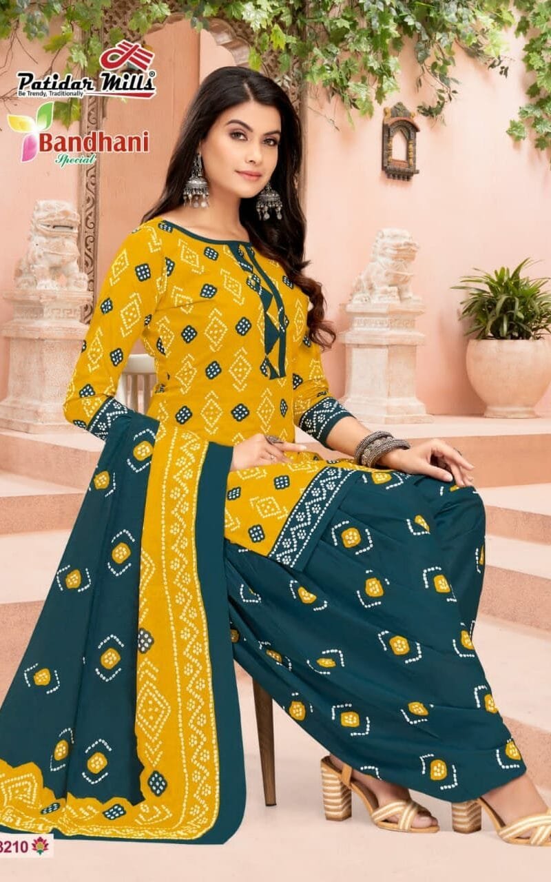 Patidar Bandhani Special Vol 32 Wholesale Cotton Dress Material