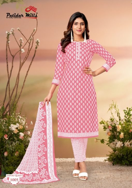 Patidar Jaipuri Queen vol 1 Wholesale Cotton Dress Material