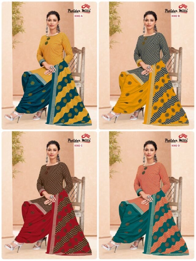 Patidar Radhika 4 Matching Wholesale Cotton Dress Material