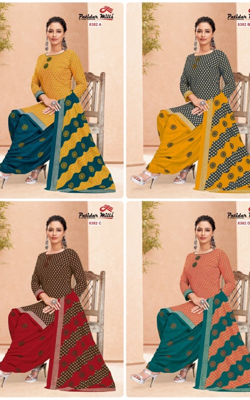 Patidar Radhika 4 Matching Wholesale Cotton Dress Material