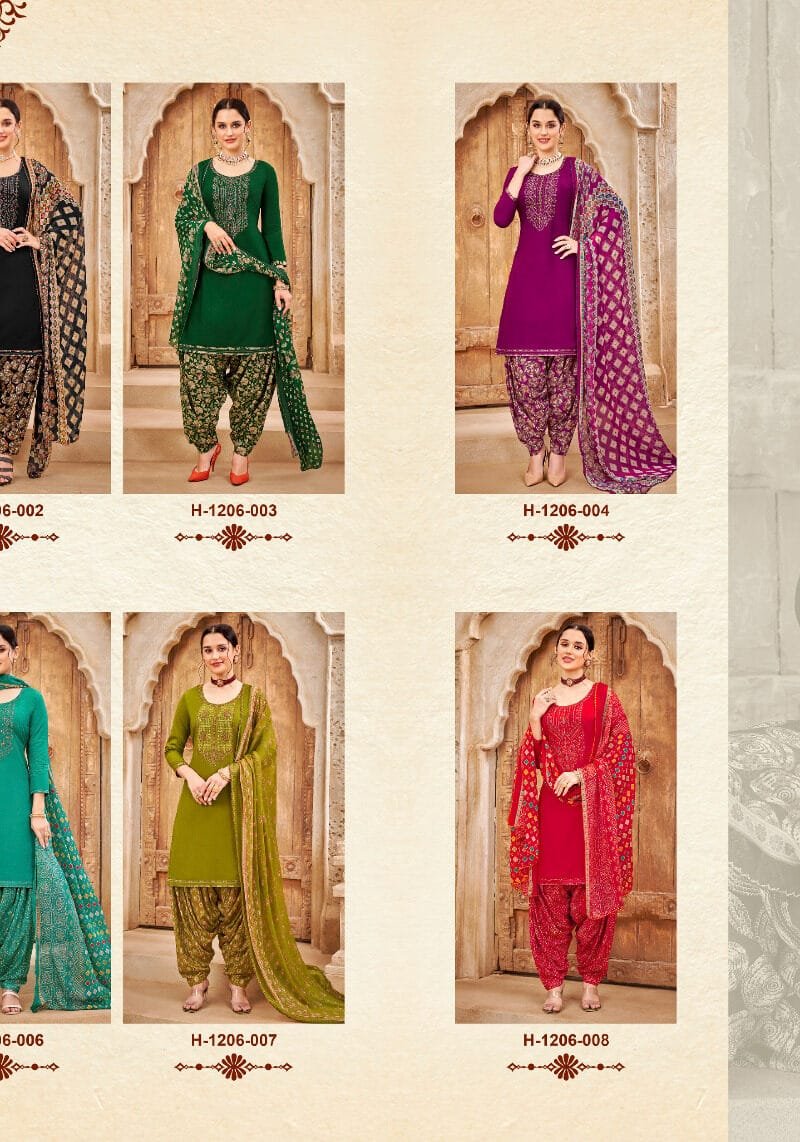 Patiyala Fusion Vol 10 Alok Suit Pure Viscose Reyon Slub Dress Material