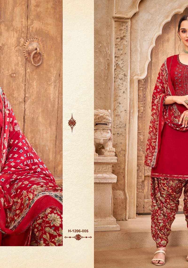 Patiyala Fusion Vol 10 Alok Suit Pure Viscose Reyon Slub Dress Material