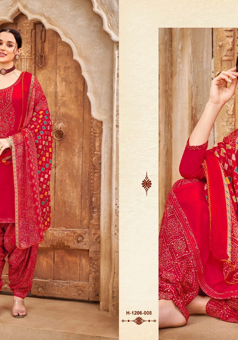 Patiyala Fusion Vol 10 Alok Suit Pure Viscose Reyon Slub Dress Material