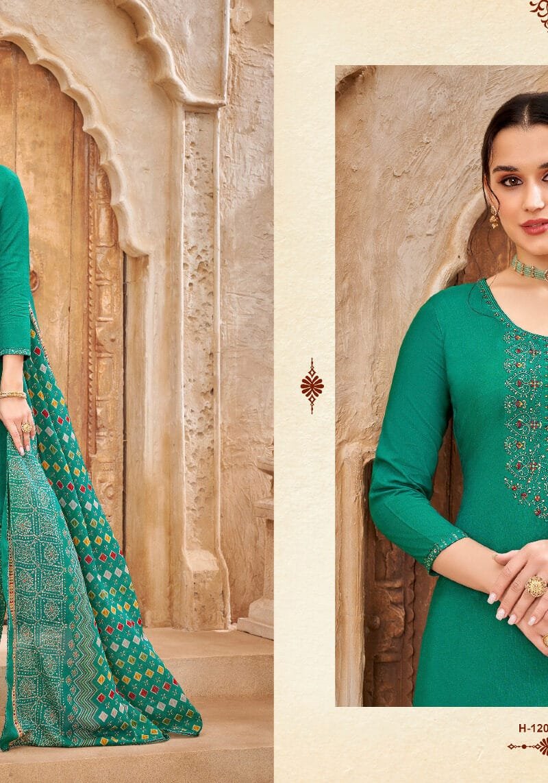 Patiyala Fusion Vol 10 Alok Suit Pure Viscose Reyon Slub Dress Material