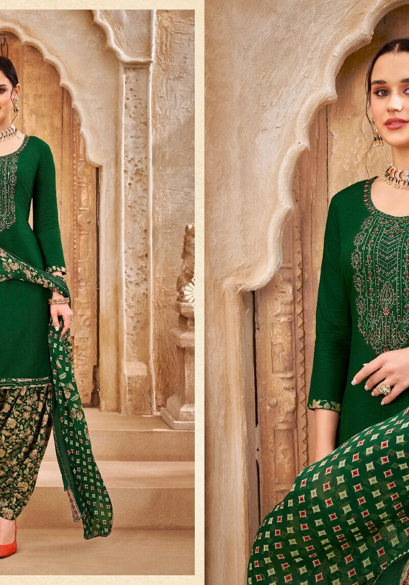 Patiyala Fusion Vol 10 Alok Suit Pure Viscose Reyon Slub Dress Material