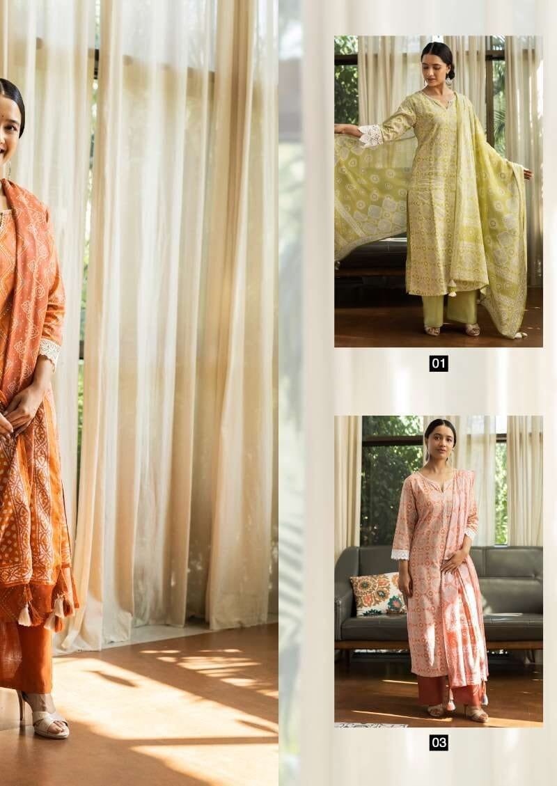 Purva 100miles 3 Psc Readymade Set