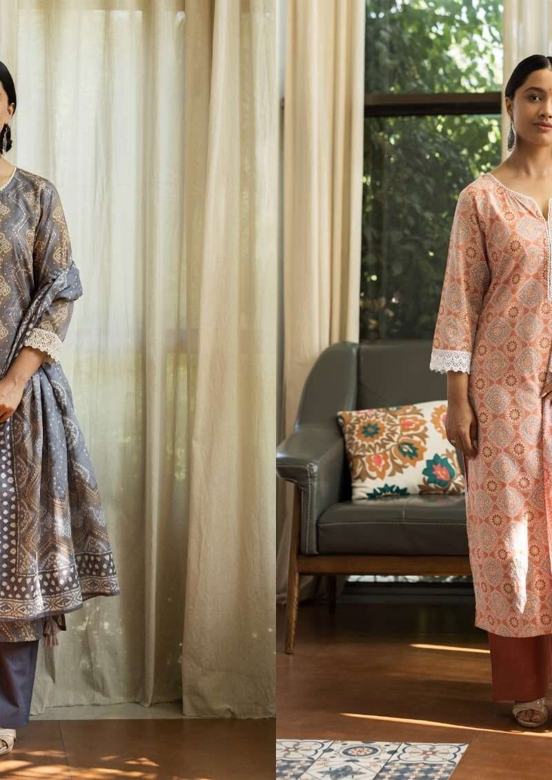 Purva 100miles 3 Psc Readymade Set