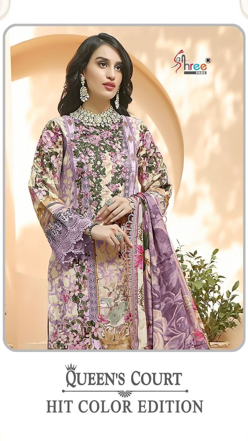 Queens Court Hit Colour Edition Shree Fab Pakistani Salwar Suits