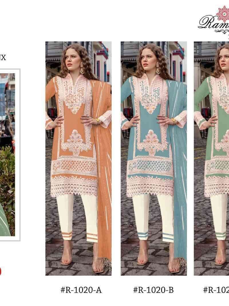 Ramsha Readymade Wholesale Pakistani Salwar Suits