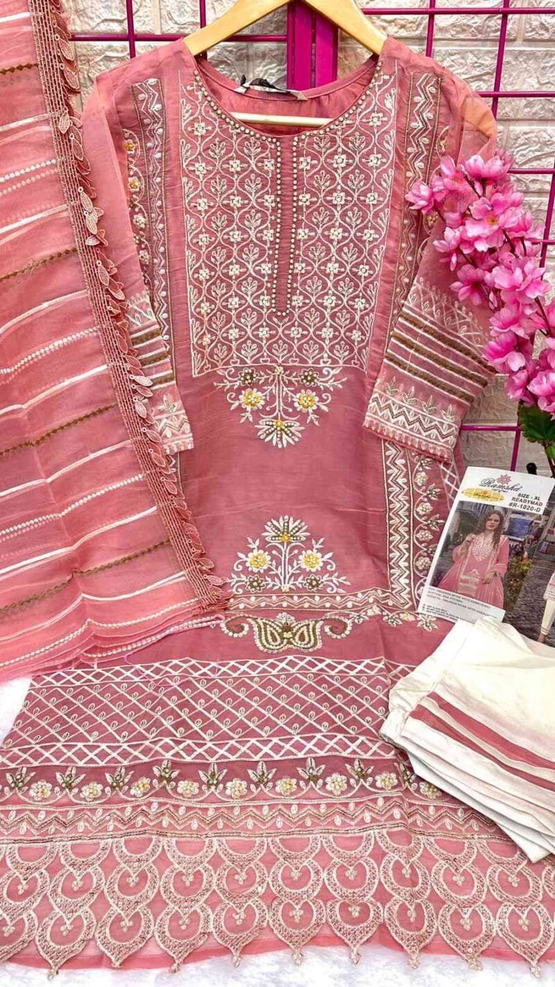 Ramsha Readymade Wholesale Pakistani Salwar Suits