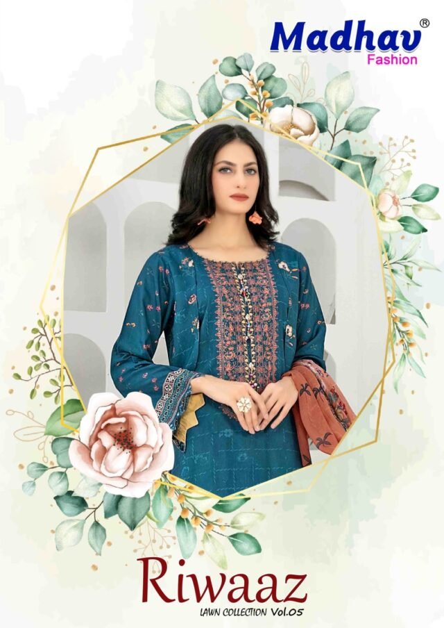 Riwaaz Vol 5 Madhav Wholesale Cotton Dress Material