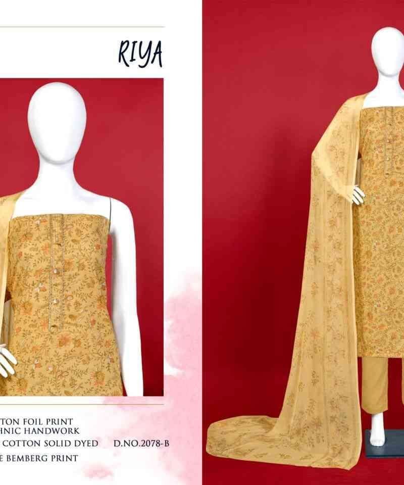 Riya 2078 Bipson Premium Cotton Collection