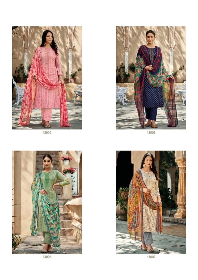 Ruhaani Vol 3 Rk Gold Pure Jam With Embroidery Wholesale Dress Material