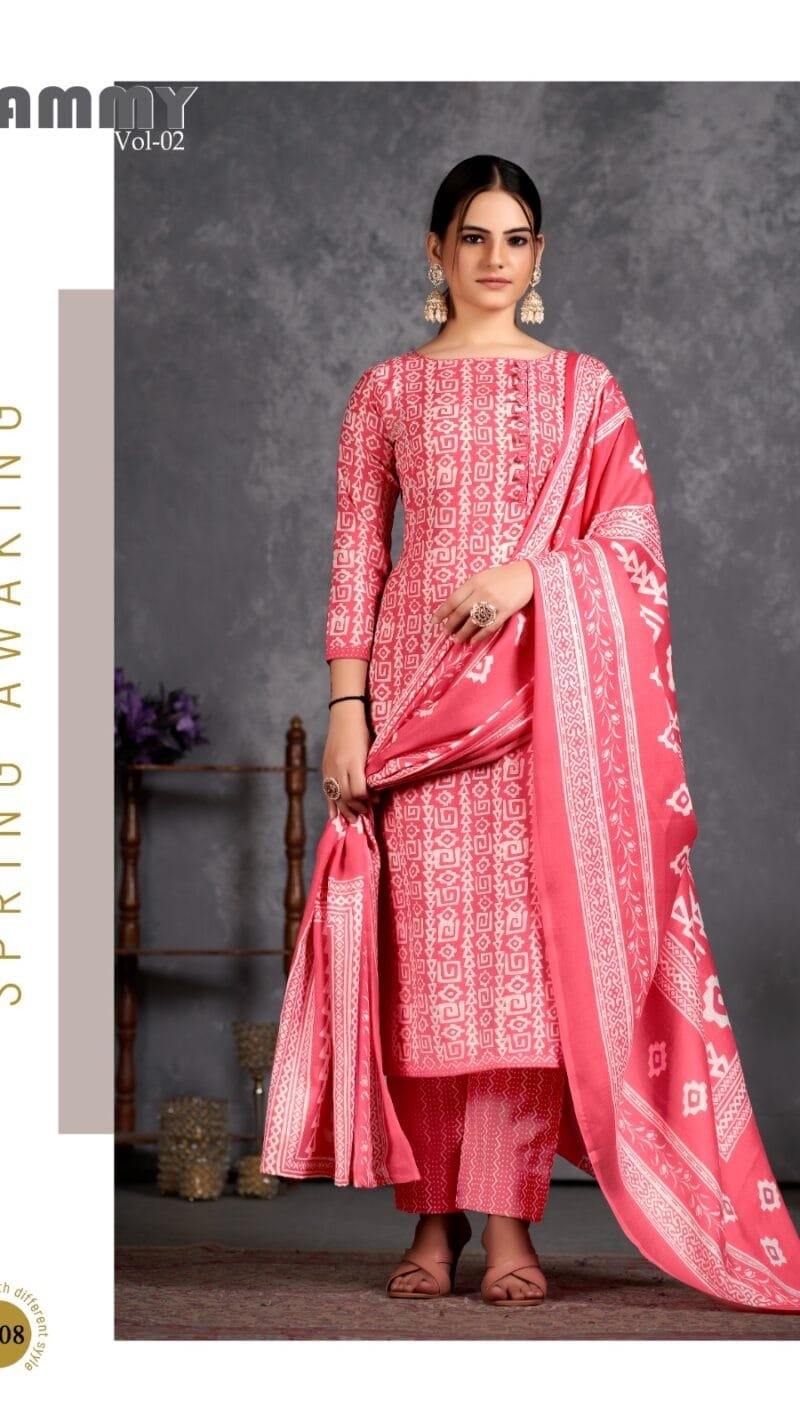 Rummy Vol 2 Skt Suits Batik Wholesale Cotton Dress Material