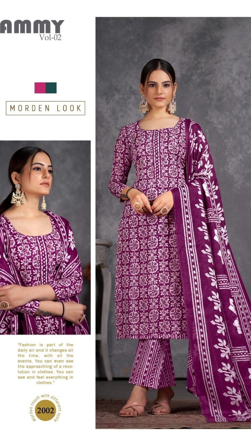 Rummy Vol 2 Skt Suits Batik Wholesale Cotton Dress Material