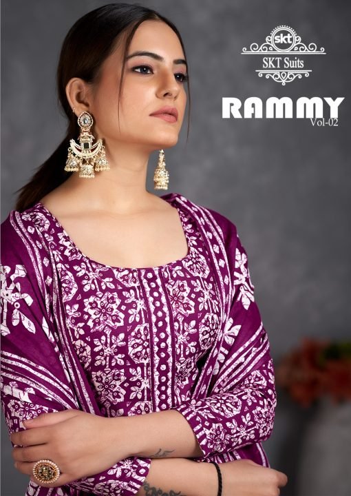 Rummy Vol 2 Skt Suits Batik Wholesale Cotton Dress Material