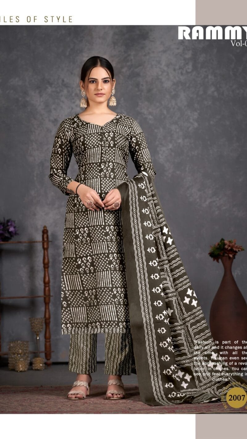 Rummy Vol 2 Skt Suits Batik Wholesale Cotton Dress Material