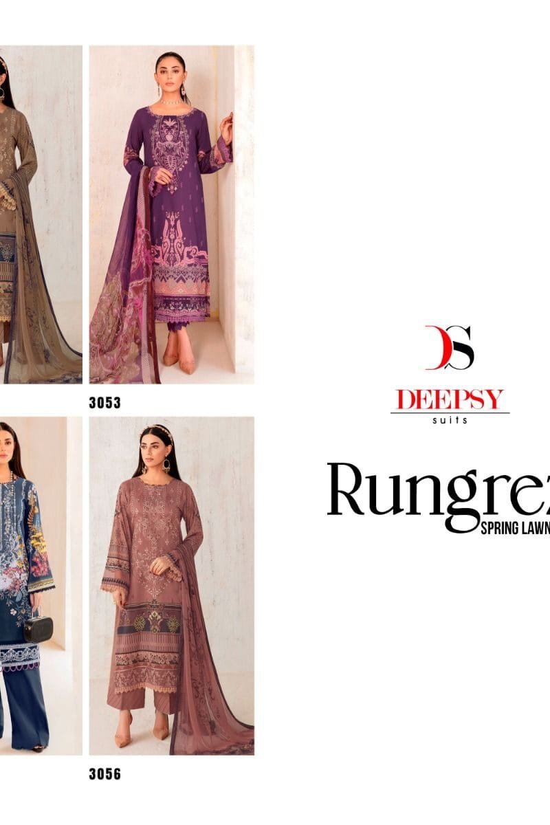 Rungrez Spring Lawn 23 Deepsy Suits Pakistani Salwar Suits