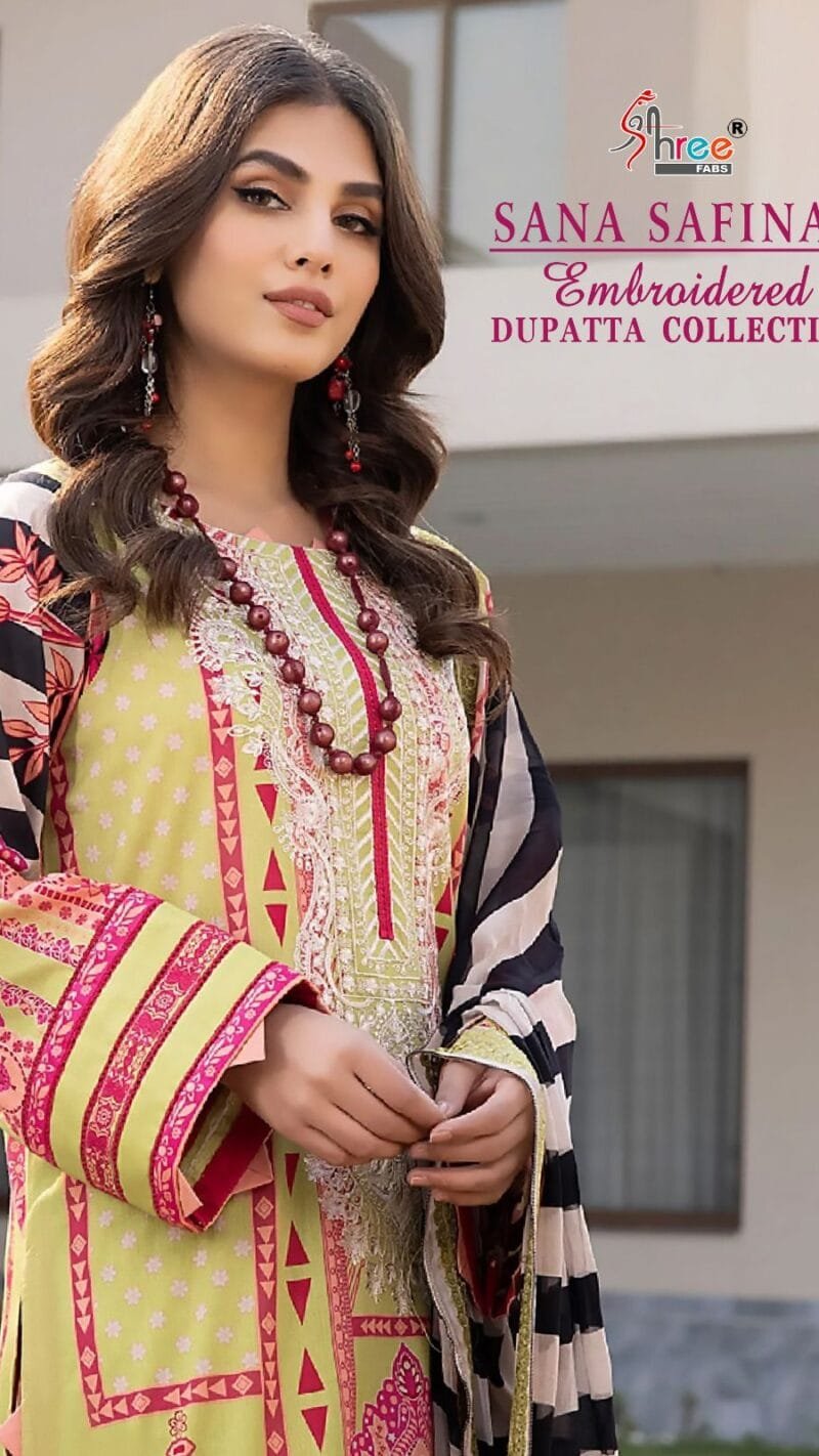 Sana Safinaz Embroidered Dupatta Collection Shree Fabs