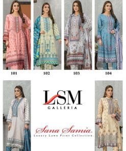 Sana Samia Luxury Lawn Print Wholesale Cotton Dress Material
