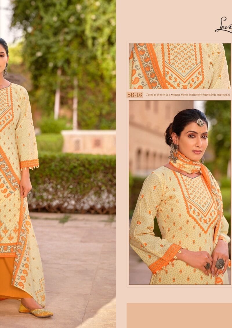 Sara Levisha Pure Cotton Digital Style Printed Sarvoshki Daimond