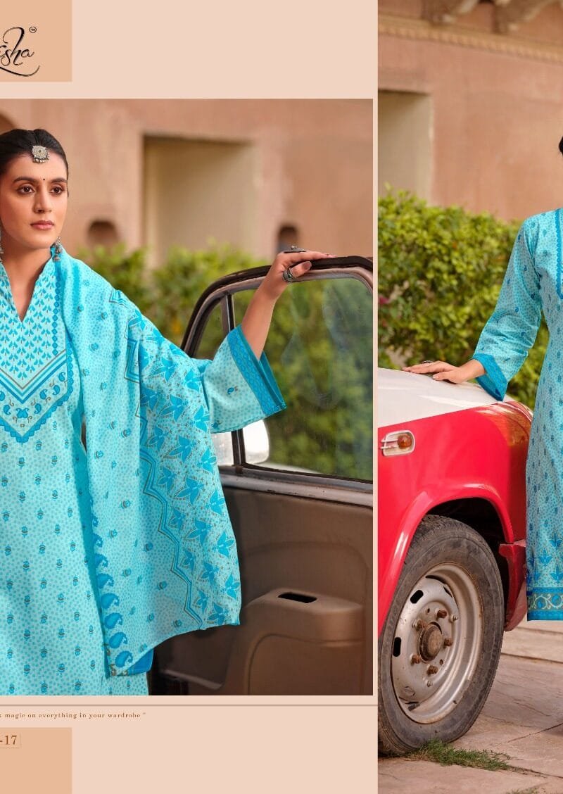 Sara Levisha Pure Cotton Digital Style Printed Sarvoshki Daimond