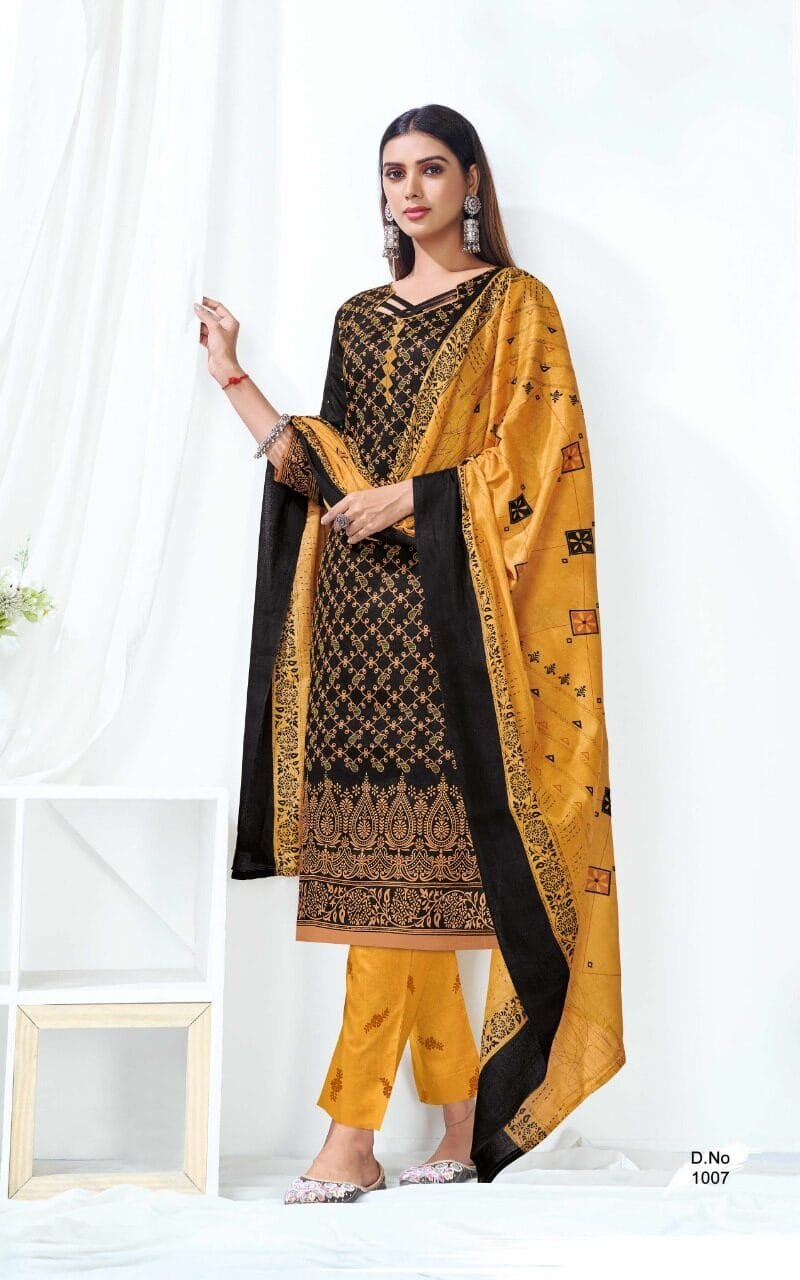 Sc Guljar Vol 1 Poplin Wholesale Cotton Dress Material