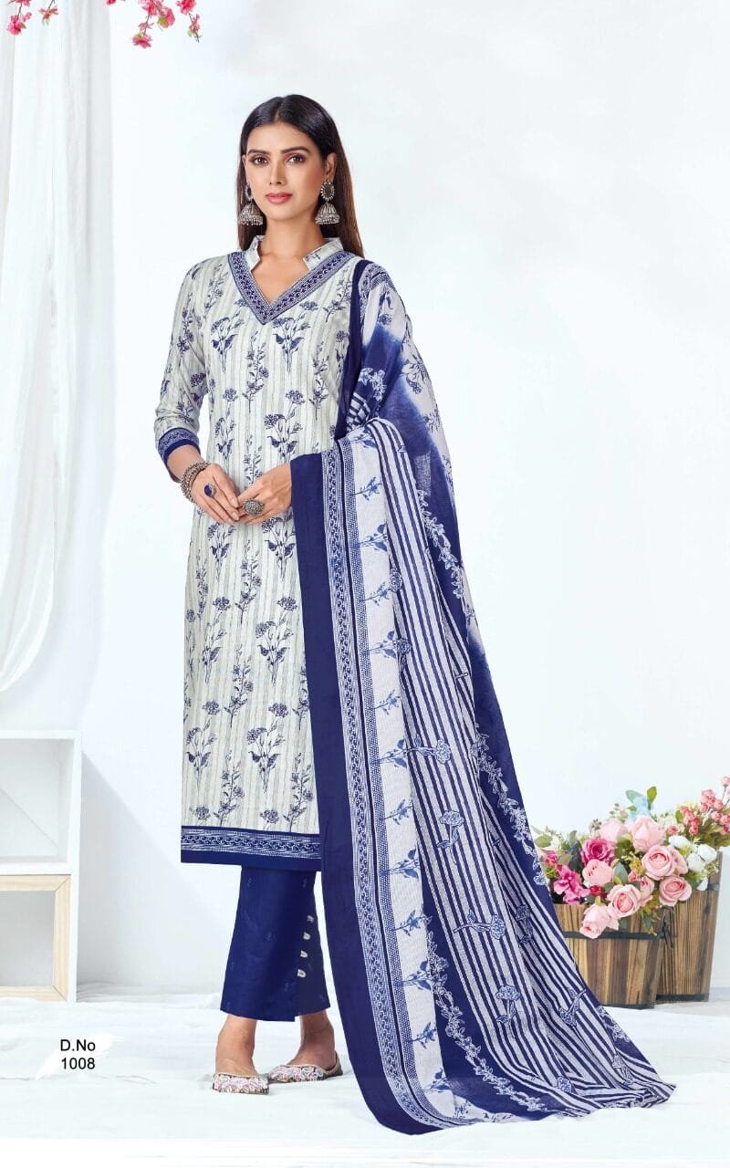 Sc Guljar Vol 1 Poplin Wholesale Cotton Dress Material
