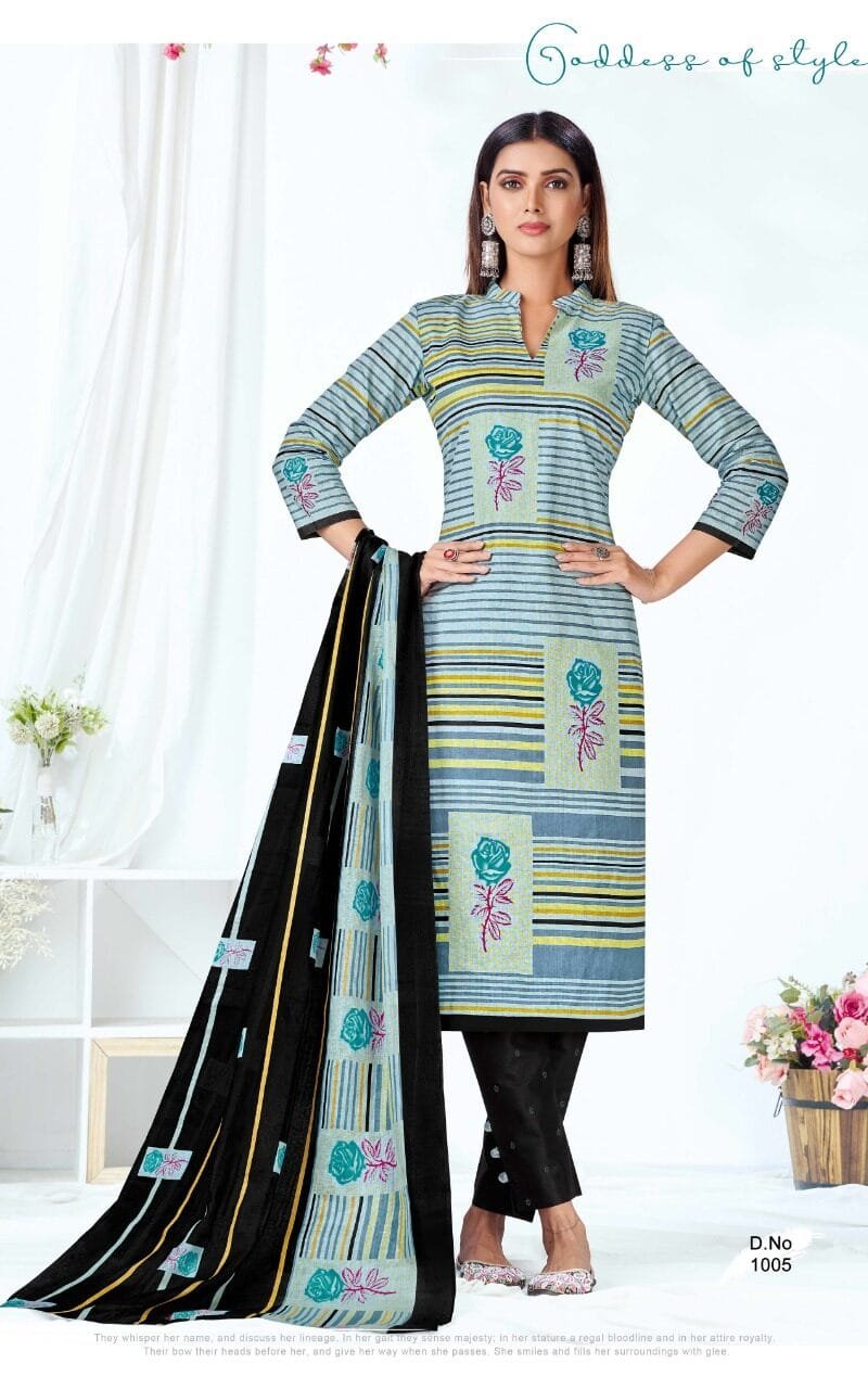 Sc Guljar Vol 1 Poplin Wholesale Cotton Dress Material