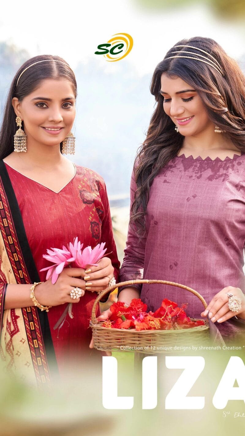 Sc Liza 8th Edition Wholesale Cotton Dress Material