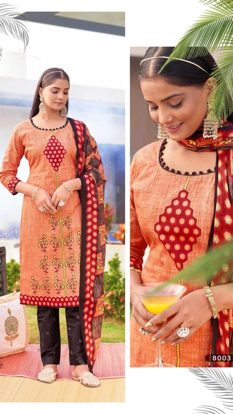 Sc Liza 8th Edition Wholesale Cotton Dress Material