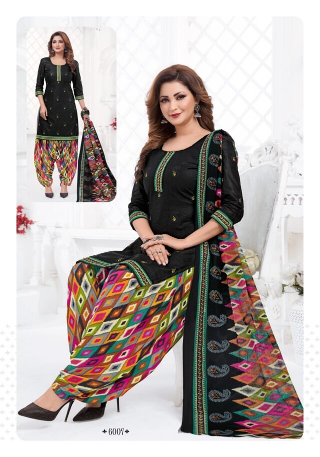 Sc Punjabi Patiyala Vol 6 Wholesale Cotton Dress Material