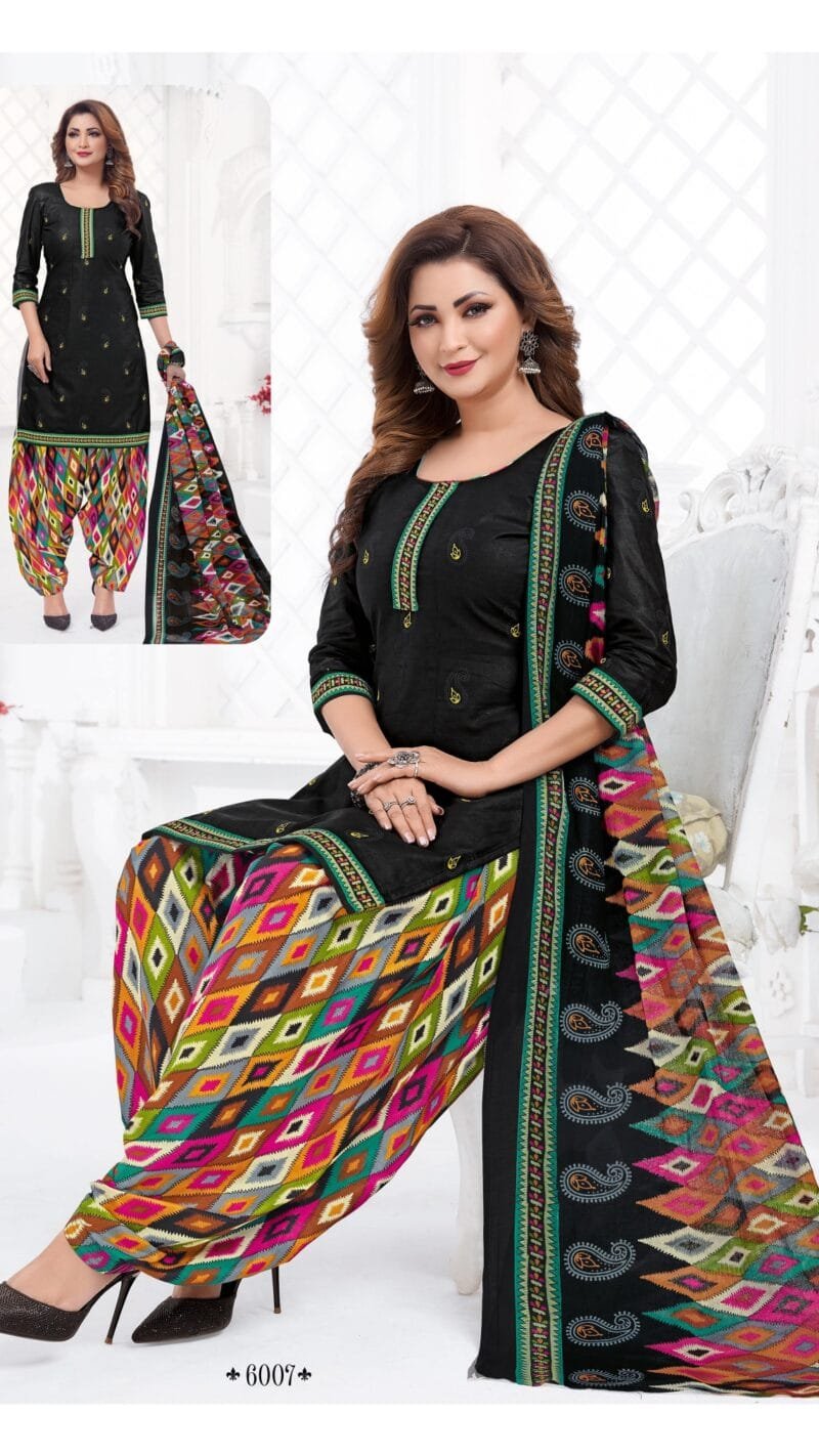 Sc Punjabi Patiyala Vol 6 Wholesale Cotton Dress Material