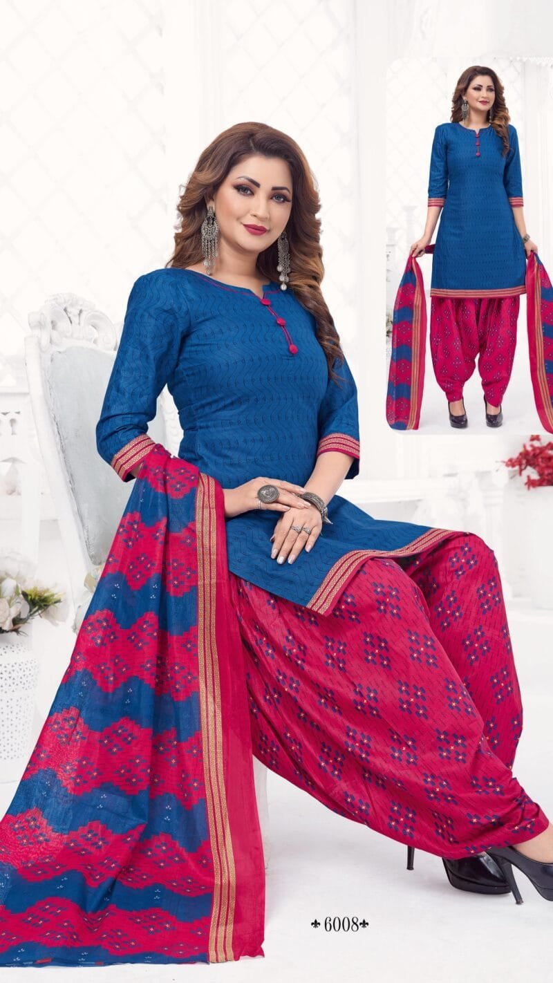 Sc Punjabi Patiyala Vol 6 Wholesale Cotton Dress Material