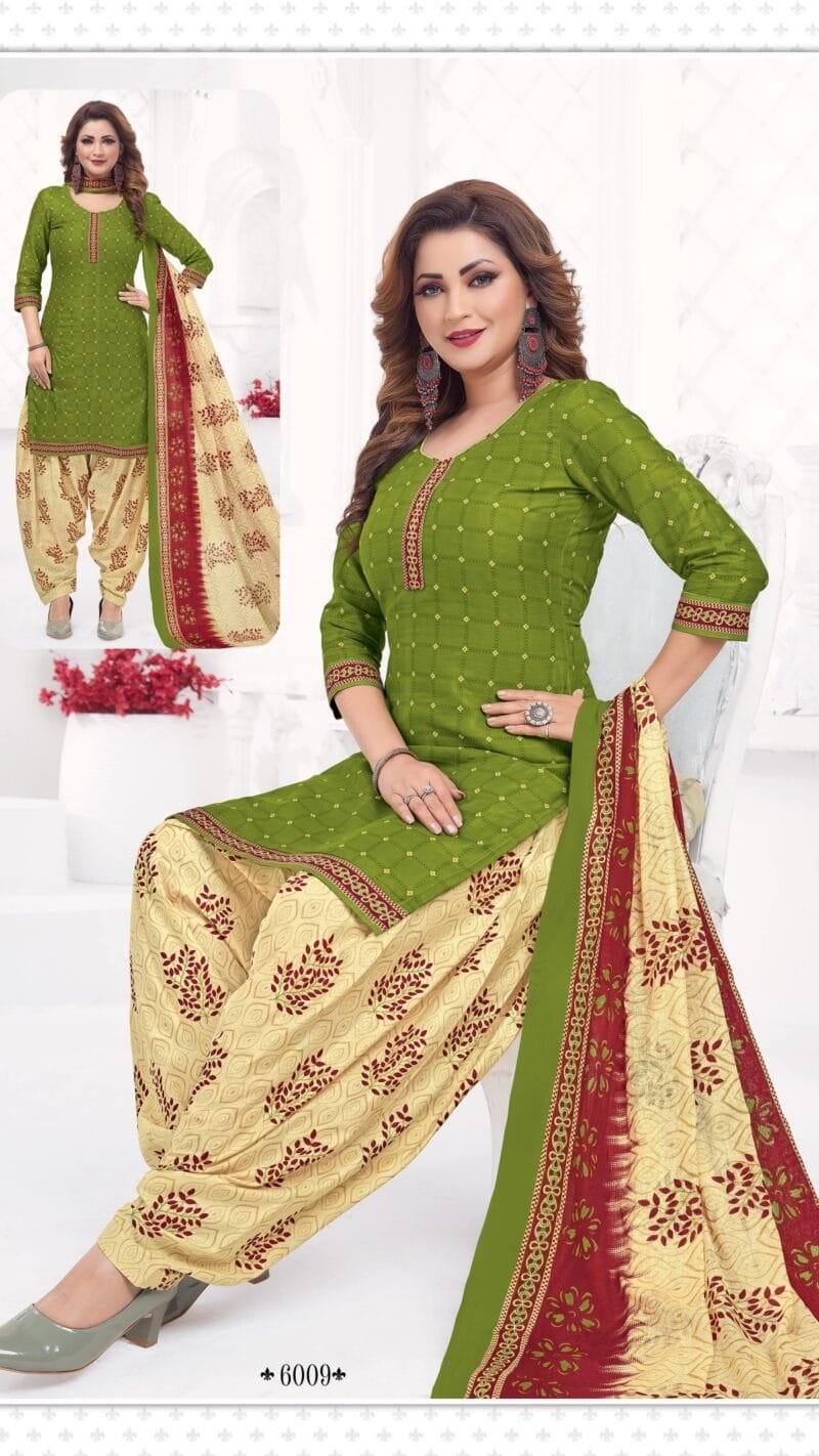 Sc Punjabi Patiyala Vol 6 Wholesale Cotton Dress Material