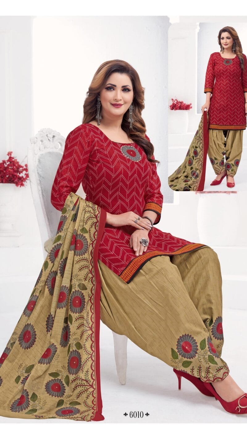 Sc Punjabi Patiyala Vol 6 Wholesale Cotton Dress Material