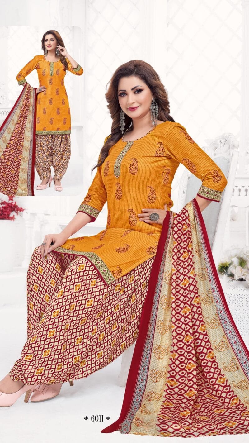 Sc Punjabi Patiyala Vol 6 Wholesale Cotton Dress Material