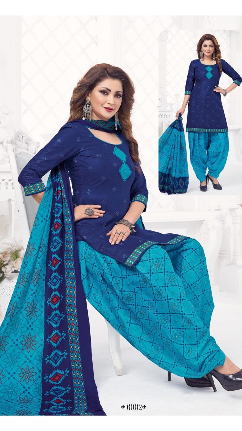 Sc Punjabi Patiyala Vol 6 Wholesale Cotton Dress Material