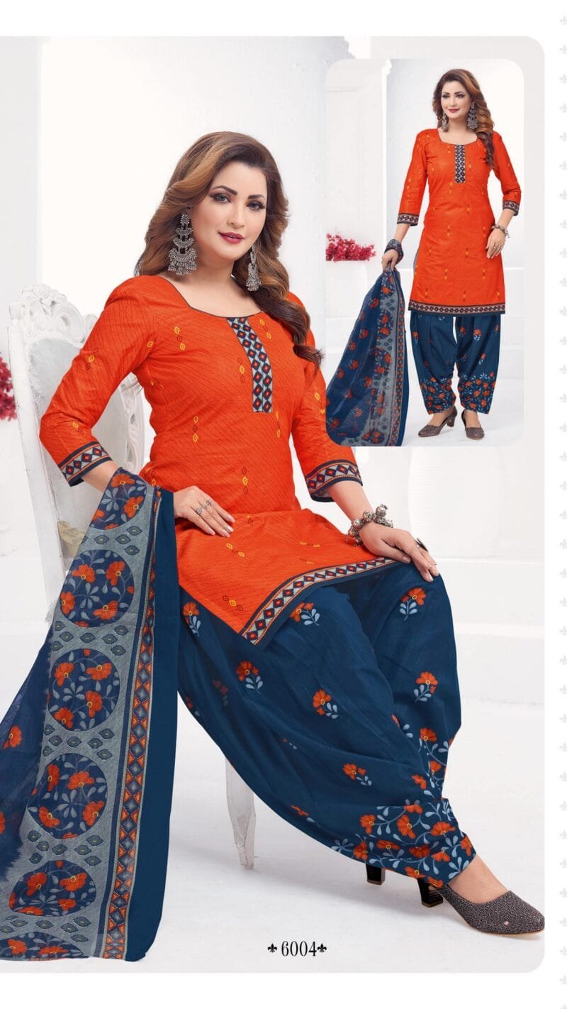 Sc Punjabi Patiyala Vol 6 Wholesale Cotton Dress Material