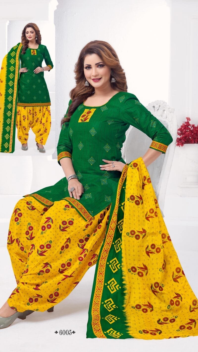 Sc Punjabi Patiyala Vol 6 Wholesale Cotton Dress Material