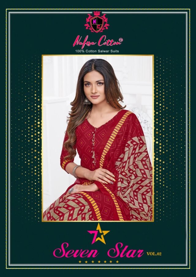 Seven Star Vol 2 Nafisa Cotton Wholesale Cotton Dress Material