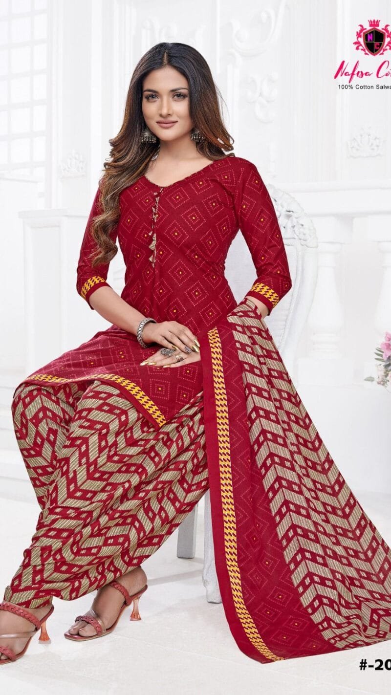 Seven Star Vol 2 Nafisa Cotton Wholesale Cotton Dress Material