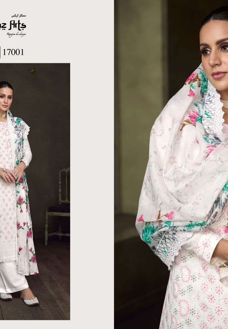 Shades Of Beauty Vol 2 Mumtaz Arts Pure Lawn Lucknowi Embroidery