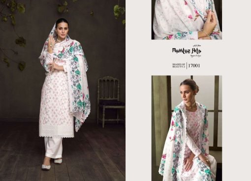 Shades Of Beauty Vol 2 Mumtaz Arts Pure Lawn Lucknowi Embroidery