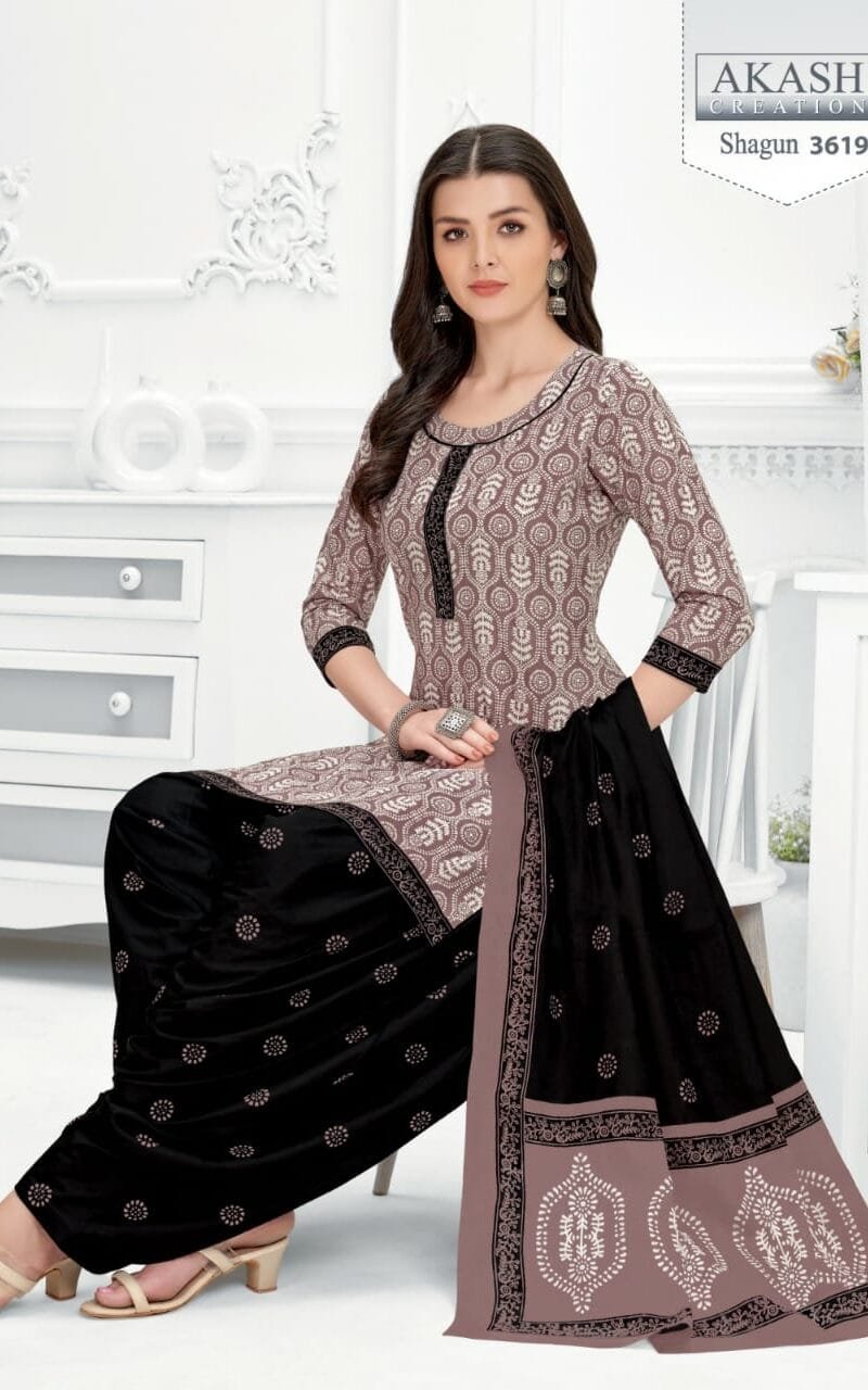 Shagun vol 36 Akash Creation Wholesale Cotton Dress Material